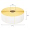 Этикетка ТермоЭко (58х60 мм), 3000 этикеток в ролике, светостойкость до 2 месяцев, 129998 129998
