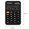 Калькулятор карманный CITIZEN LC-110NR, МАЛЫЙ (89х59 мм), 8 разрядов, питание от батарейки, ЧЕРНЫЙ 250342