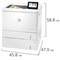 Принтер лазерный ЦВЕТНОЙ HP Color LaserJet M555x, А4, 38 стр./мин., 80000 стр./мес., ДУПЛЕКС, Wi-Fi, сетевая карта, 7ZU79A 354785