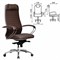 Кресло офисное МЕТТА "SAMURAI" KL-1.04, экокожа, темно-коричневое 531533
