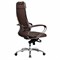 Кресло офисное МЕТТА "SAMURAI" KL-1.04, экокожа, темно-коричневое 531533