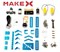 Ресурсный соревновательный набор MakeX 2019 City Guardian Add-on Pack P1100015 - фото 51510872