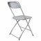 Стул складной BRABIX "Golf CF-002", серый каркас, пластик серый, 531564 531564