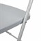 Стул складной BRABIX "Golf CF-002", серый каркас, пластик серый, 531564 531564