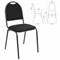 Стул для посетителей РС00Л, черный каркас, ткань черная 531893