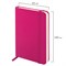 Блокнот МАЛЫЙ ФОРМАТ (93х140 мм) А6, BRAUBERG ULTRA, балакрон, 80 г/м2, 96 л., линия, розовый, 113059 113059