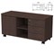 Тумба-креденция "Приоритет" 1200х446х600 мм, дверь, 3 ящика, венге, (КОМПЛЕКТ) 982178