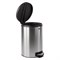 Ведро-контейнер-урна 12 л, с педалью, для мусора, МАТОВОЕ, нержавеющая сталь, со съемным внутренним ведром, LAIMA "Modern", 232264 232264
