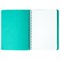 Тетрадь А5 (148x218 мм), BRAUBERG "Office PRO", гибкая, под кожу, гребень, 80 л., бирюзовая, 111043 111043