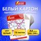 Картон белый А4 немелованный (матовый), 16 листов, в папке, ОСТРОВ СОКРОВИЩ, 200х290 мм, "Цветы", 111314 111314