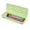 Пенал пластиковый ПИФАГОР тонированный, ассорти 4 цвета, 20х7х4 см, 228113 228113