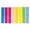 Закладки клейкие неоновые STAFF, 45х8 мм, 160 штук (8 цветов х 20 листов), на пластиковом основании, 129354 129354