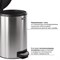 Ведро-контейнер-урна 12 л, с педалью, для мусора, МАТОВОЕ, нержавеющая сталь, со съемным внутренним ведром, LAIMA "Modern", 232264 232264
