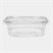 Одноразовый контейнер квадратный 750 мл С КРЫШКОЙ ЮП-РКСП, КОМПЛЕКТ 300 шт., прозрачный ПЭТ, ЮУПМ6014 608020