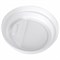 Крышка для стакана 200-250 мл, диаметр 80 мм, 100 штук с клапаном-носиком, белая, СКАНДИПАКК, 8027, 77408027 602310