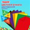 Цветная бумага А4 2-сторонняя газетная, 16 листов 8 цветов, на скобе, ПИФАГОР, 200х280 мм, "Крот-пилот", 129559 129559