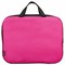 Папка на молнии с ручками STAFF EVERYDAY, А4, ширина 80 мм, полиэстер, розовая, 270743 270743