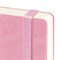 Блокнот МАЛЫЙ ФОРМАТ (100x150 мм) А6, BRAUBERG "Metropolis Ultra", под кожу, 80 л., клетка, розовый, 113322 113322