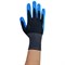 Перчатки полиэфирные РУБИСЕНС прочные эластичные 1 пара, 15 класс, 59-61 г, разм 9, покрытие - облив РЕЛЬЕФНЫЙ ЛАТЕКС, супер сцепление, СВС, pe15nt син/син 608686