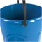 Ведро 12 л, без крышки, пластиковое, пищевое, с узором, цвет синий, мерная шкала, LAIMA, 603894 603894