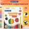 Карандаши цветные BRAUBERG PREMIUM, 24 цвета, шестигранные, грифель 3 мм, 181668 181668