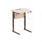 Стол ученический с наклоном столешницы (0-24°) на прямоугольной трубе СТО1прРН(Д)