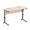 Стол ученический с наклоном столешницы (0-24°) на плоскоовальной трубе СТО2поР (0-24°)
