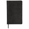 Ежедневник полудатированный А5 (138х213 мм) BRAUBERG "Alligator", под кожу, 192 л., черный, 124985 124985