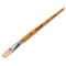 Кисть ПИФАГОР, ЩЕТИНА, плоская, № 10, деревянная лакированная ручка, пакет с подвесом, 200874 200874