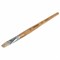 Кисть ПИФАГОР, ЩЕТИНА, плоская, № 16, деревянная лакированная ручка, пакет с подвесом, 200877 200877