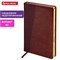 Ежедневник недатированный А5 138х213 мм BRAUBERG "Cayman" под кожу, 160 л., коричневый/коричневый, 125084 125084
