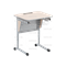 Стол ученический с перфорированной панелью, наклоном столешницы (0-24°) и корзиной СТО1.03поРН(R) /4050