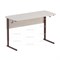 Стол ученический регулируемый по высоте на прямоугольной трубе СТО2.02прР (д)