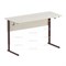 Стол ученический регулируемый по высоте на прямоугольной трубе СТО2.02прР (д)