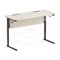 Стол ученический с наклоном столешницы (0-24°) на прямоугольной трубе СТО2прРН(Д)