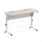 Стол ученический с наклоном столешницы (0-24°) на плоскоовальной трубе СТО2поР (0-24°)