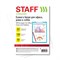 Бумага белая А4, 80 г/м2, 100 л., STAFF "СТАНДАРТ", СТУДЕНЧЕСКАЯ, Россия, 146% (CIE), 115351 115351