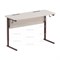 Стол ученический с наклоном столешницы (0-24°) на прямоугольной трубе СТО2прРН(Д)