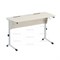 Стол ученический с наклоном столешницы (0-24°) на плоскоовальной трубе СТО2поР (0-24°)